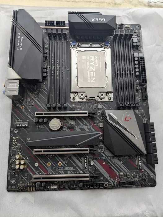 Ryzen threadripper 1900x + плата
