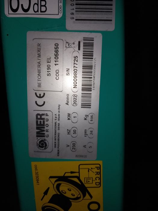 Vând betoniere imer