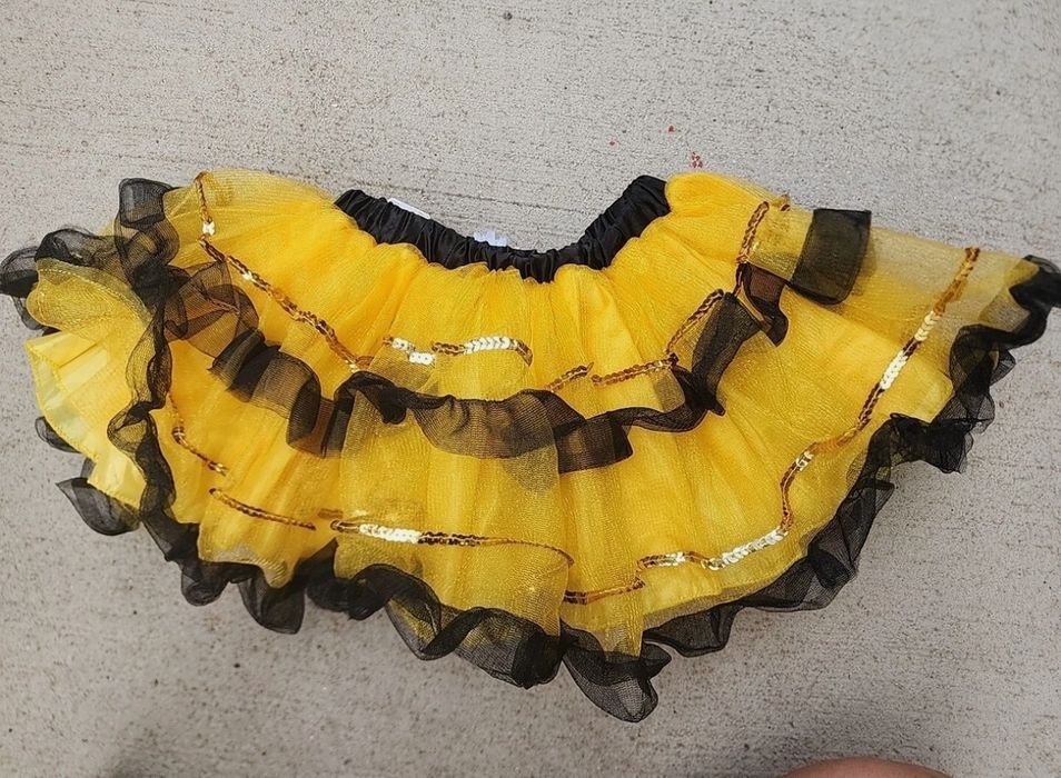 Fusta albinuța tutu Bumblebee 110