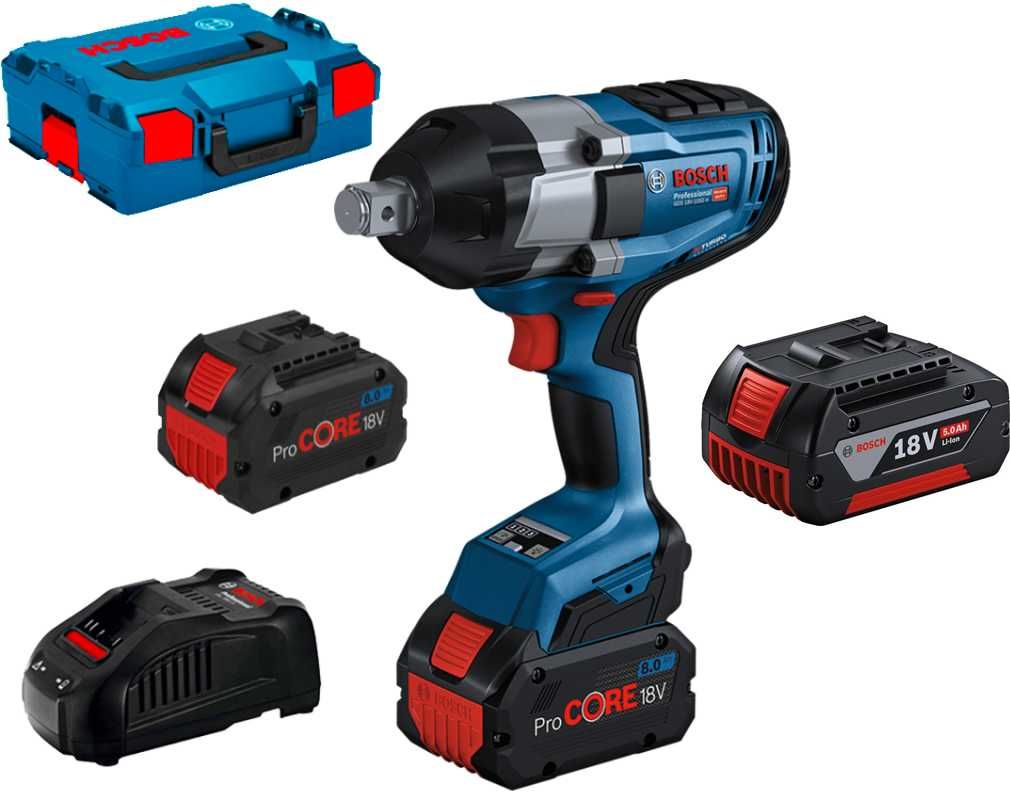 Акумулаторен безчетков гайковерт GDS 18V-1050 H 2xProCORE 18V Bosch