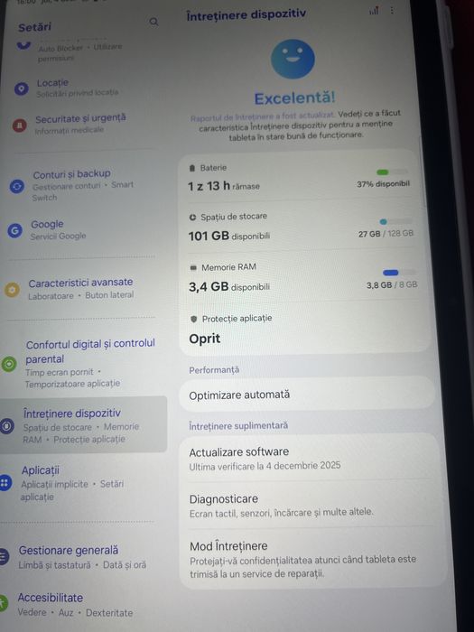 Tableta Samsung A9+ 128 gb 8GB RAM