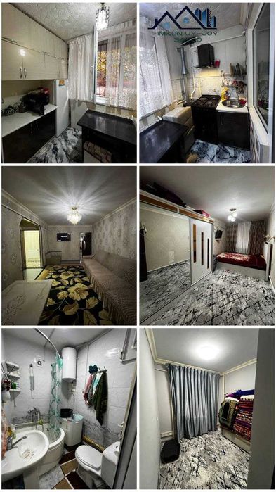 Квартира 2 хоналик сквазной сотилади