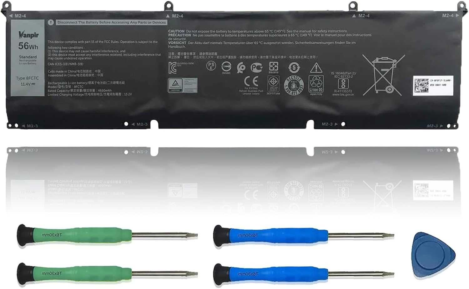 batareka Dell G15 5510.../ Alienware M15 R3/M17 R3 2020 ...