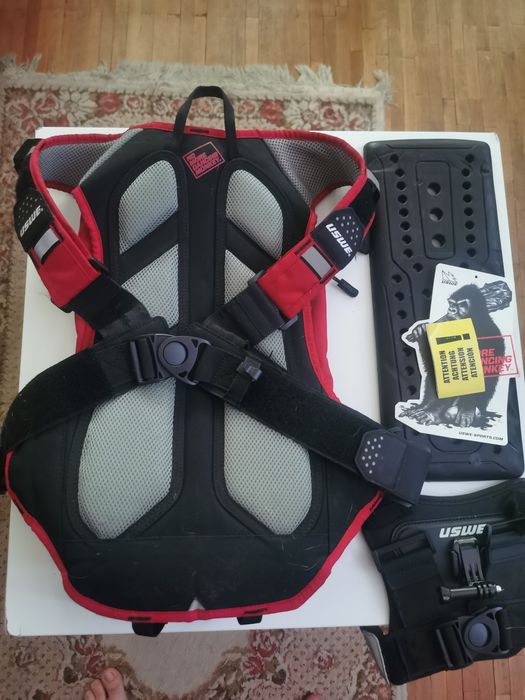 Rucsac MTB USWE Patriot 15L Back Protector Suport GoPro/Insta/Dji