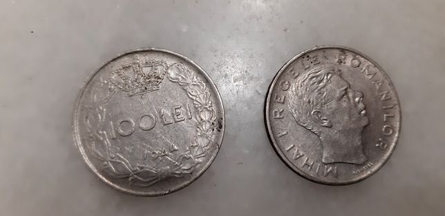 Monede 100 lei Regele Mihai I 1944