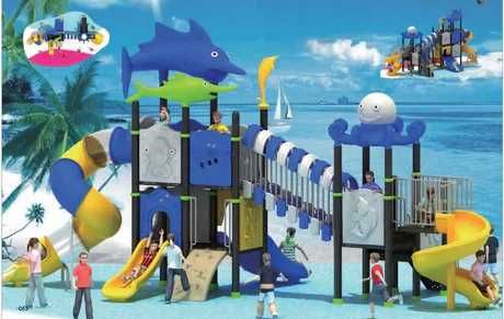 Tobogan piscina / Tobogane modular exterior / parcuri / gradina