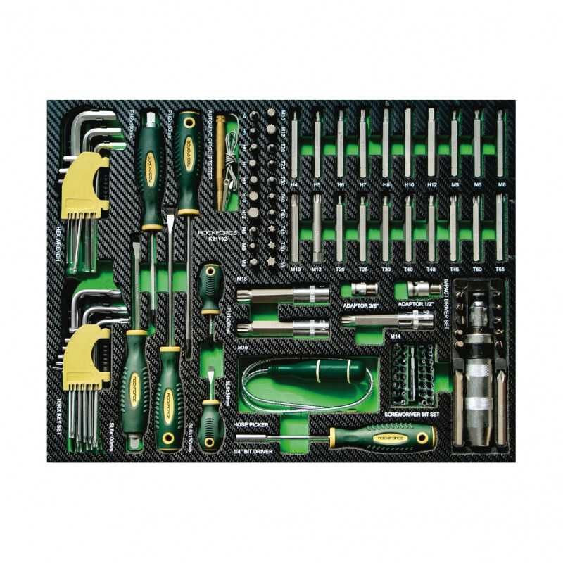 Шкаф с инструменти с 7 чекмеджета – 5 пълни RockForce