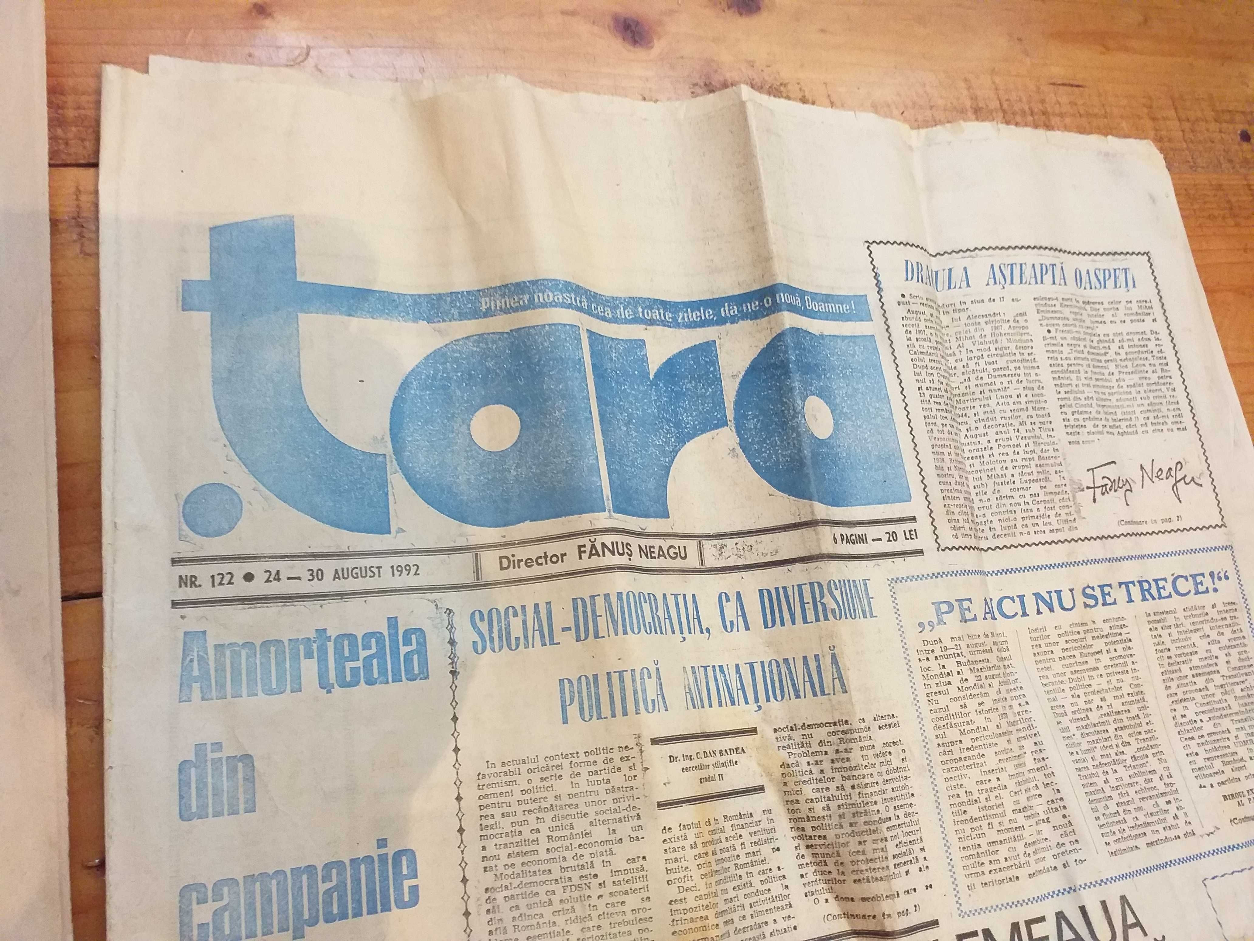 Colectie de 7 ziare vechi:Scanteia,Tara,Sport Popular,Secera Ciocanul