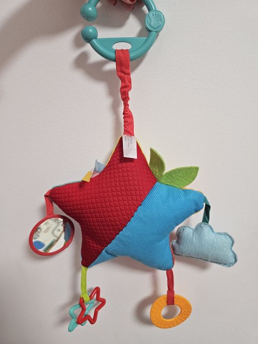 Софи жирафчето 3 в 1 музикална нощна лампа, спирала и звезда