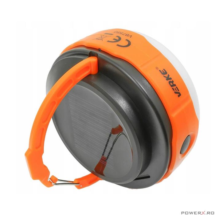 Lampa solara de atelier, reincarcabila, 500 Lm 2000 Mah, power bank,