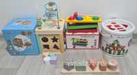 Loturi de jucării educative din lemn. Loturi de jucării Montessori