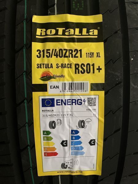 Нови летни гуми ROTALLA SETULA S-RACE RS01+ 315/40R21 115Y XL НОВ DOT