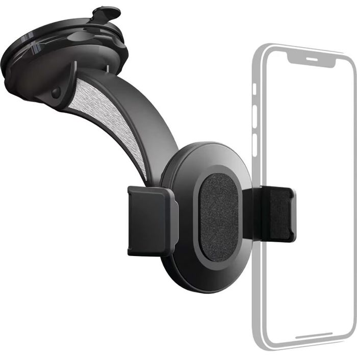 Suport telefon auto universal HAMA Move 201513, parbriz, negru