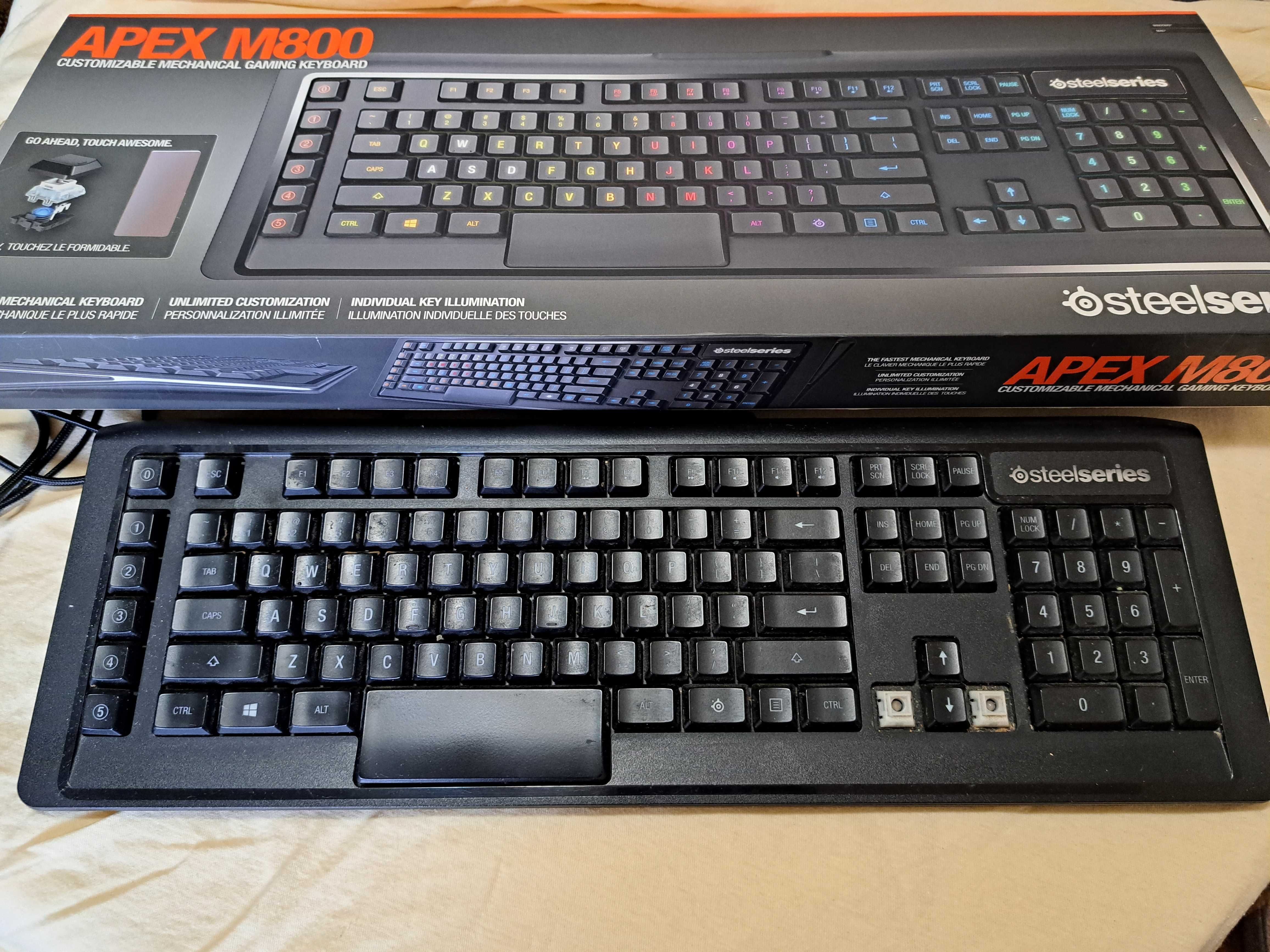 Клавиатура- SteelSeries APEX M800