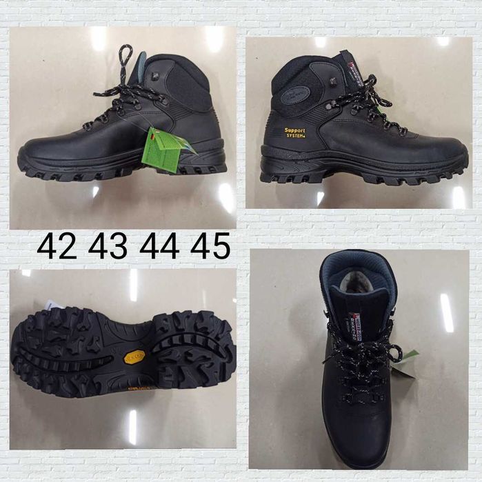 Мъжки обувки за преход Gri Sport gore tex истинска кожа VIbram