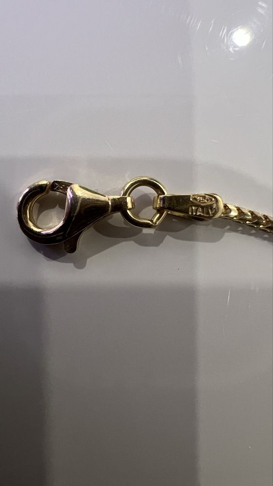 Lanț aur galben 18k nou. Greutate:4,5g, Lungime:40cm, Grosime:1,3mm