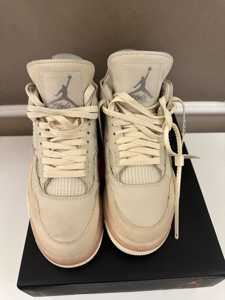 Jordan 4 Off White Sail