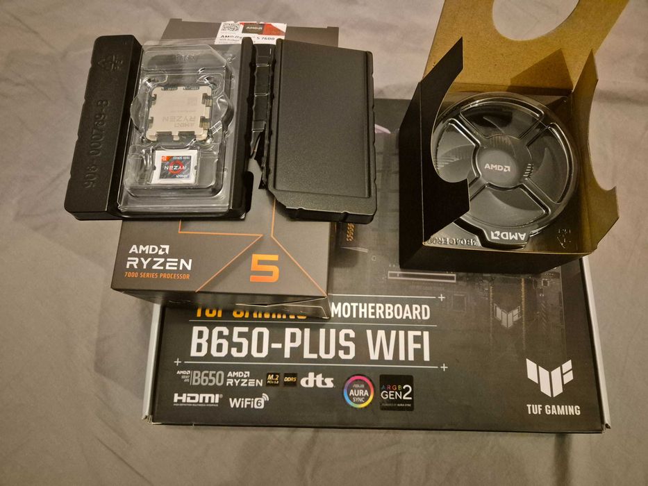 KIT AMD Ryzen 5 7600+ASUS TUF Gaming B650-PLUS WIFI