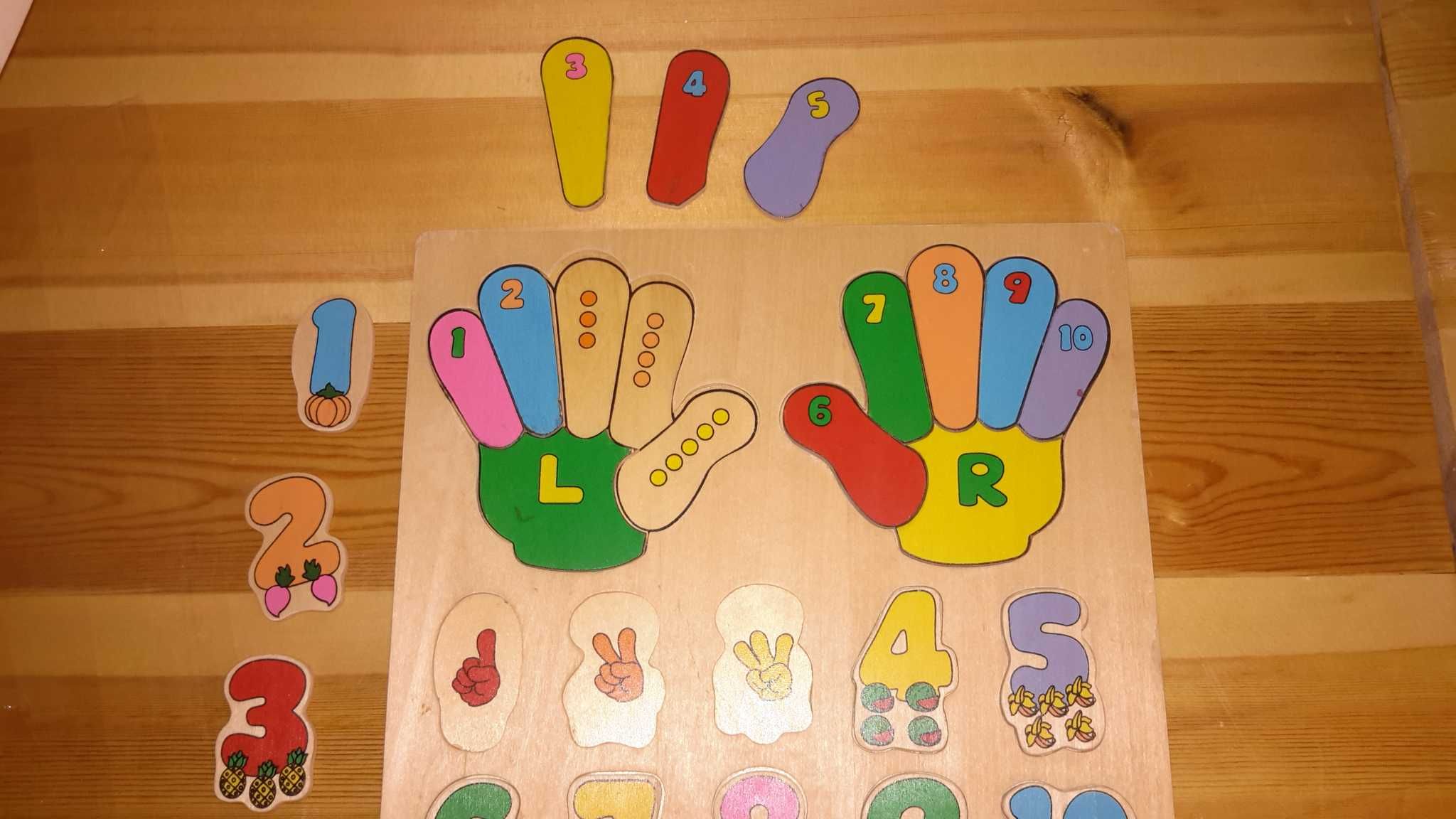 Обучающий набор для малышей (цифры по пальчикам)