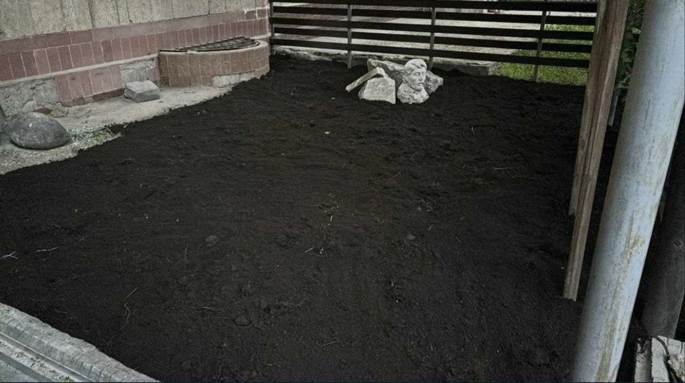 Чернозем в мешках,горный без мусора