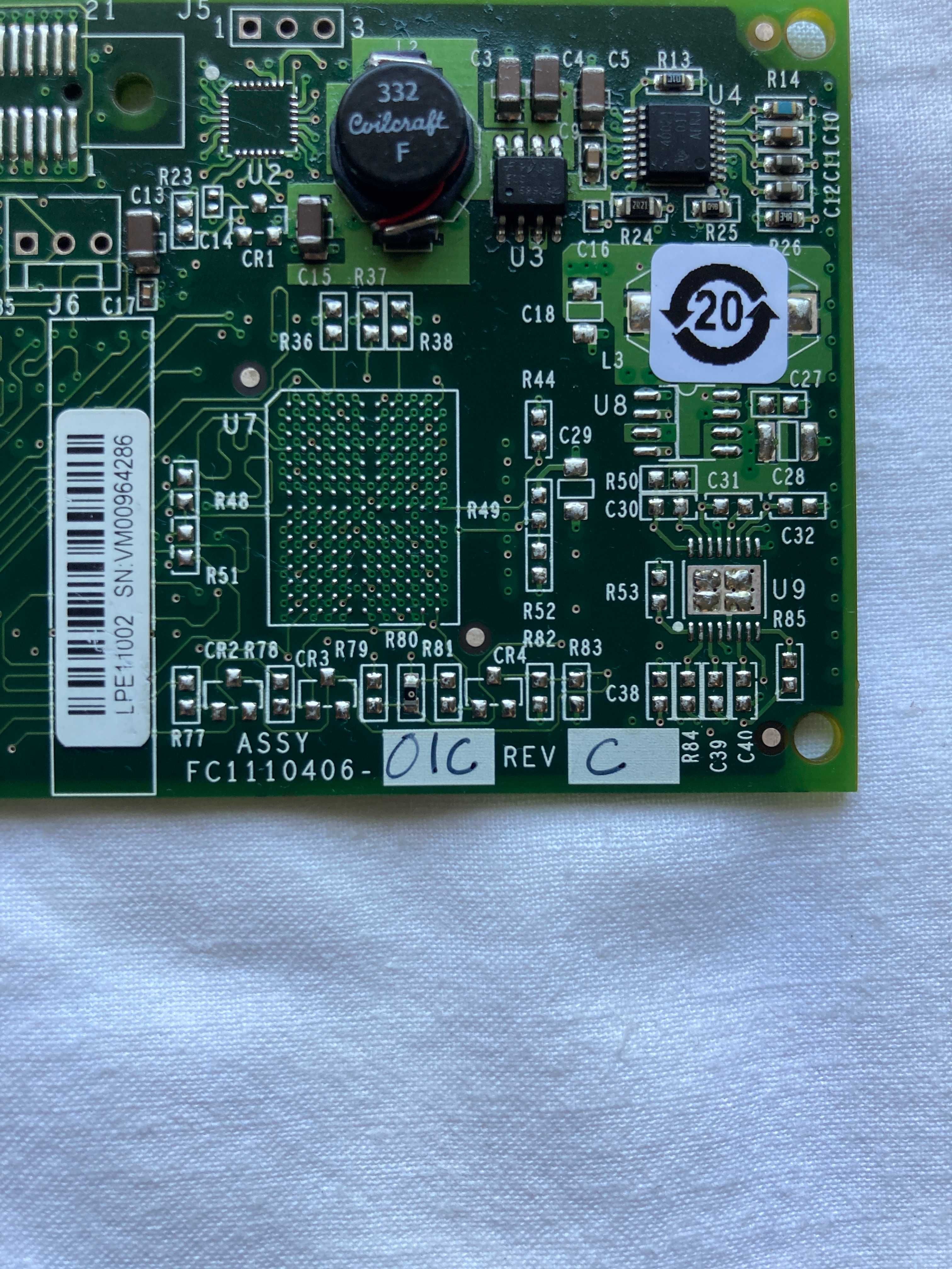 Placa interfata optica duala server Fujitsu Emulex FC1120005-10B