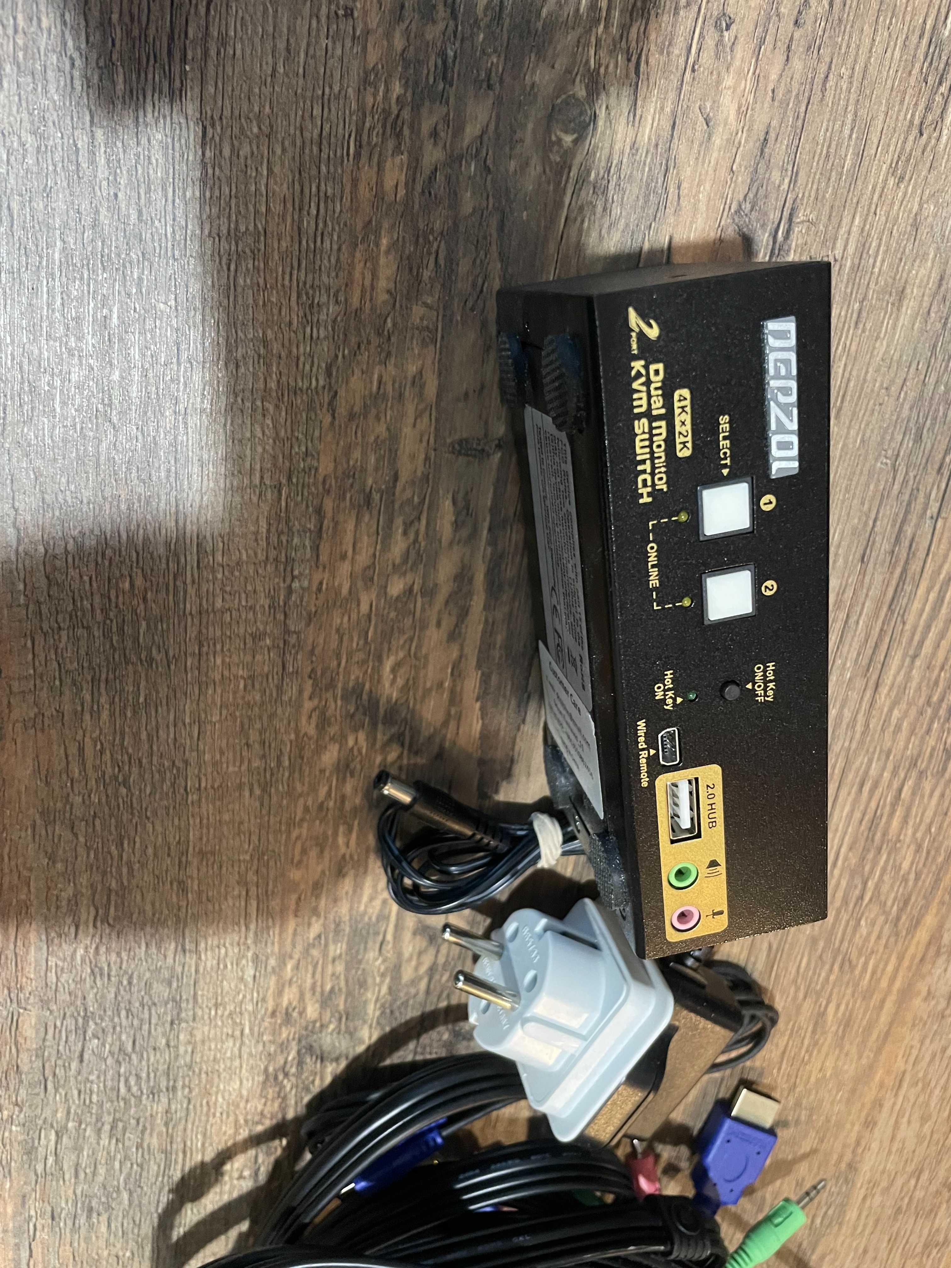KVM switch 2v1 USB HDMI