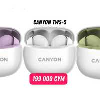 Новые беспроводные наушники Canyon TWS-5, вкладыши — гарантия 1 год