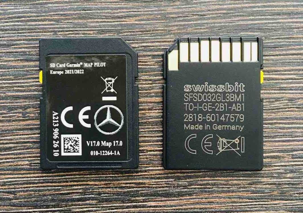 Mercedes GARMIN MAP PILOT Sd Card Star2 2022г V17 Оригинална Сд Карта