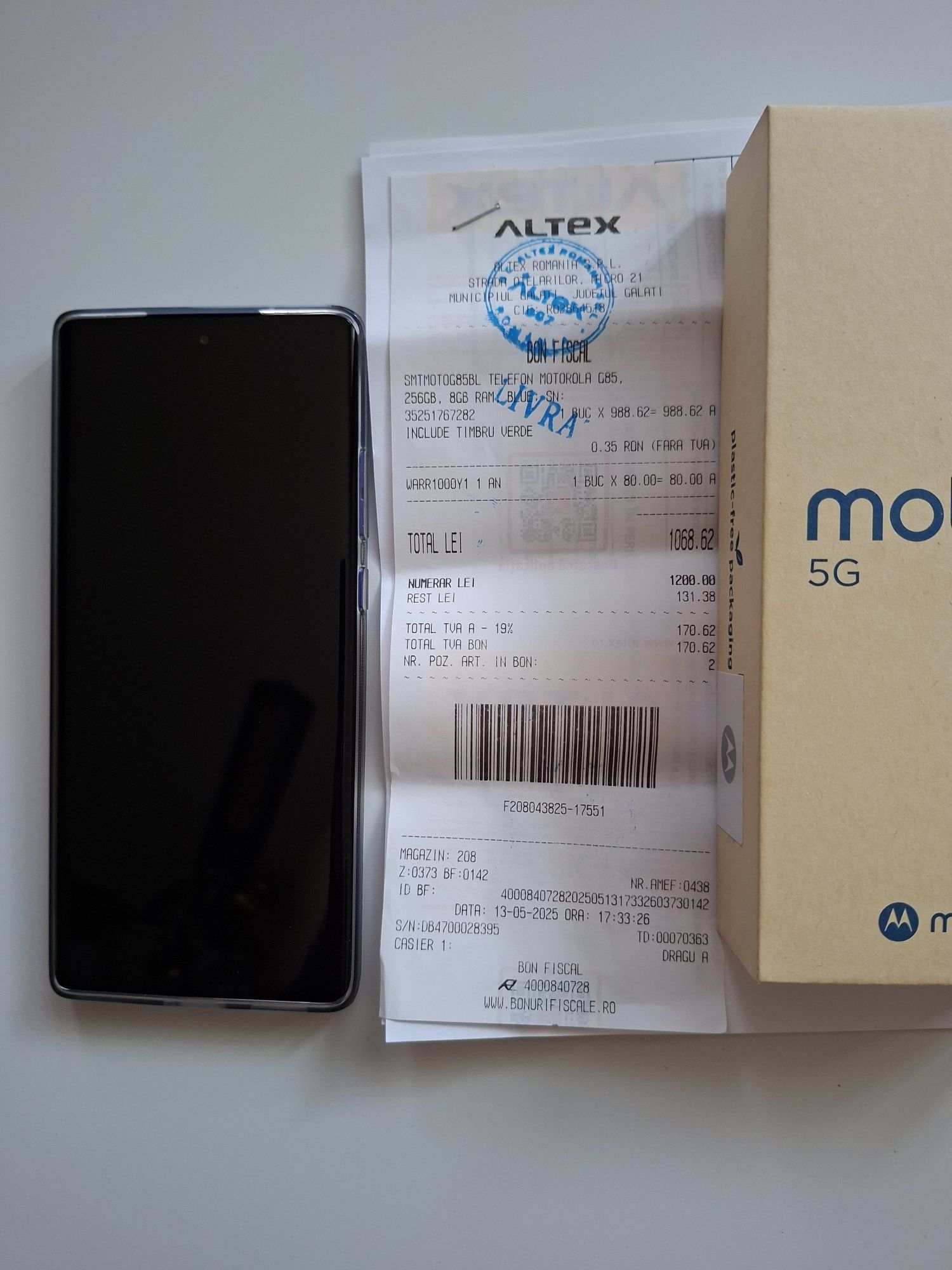 Vand Motorola G85 5G