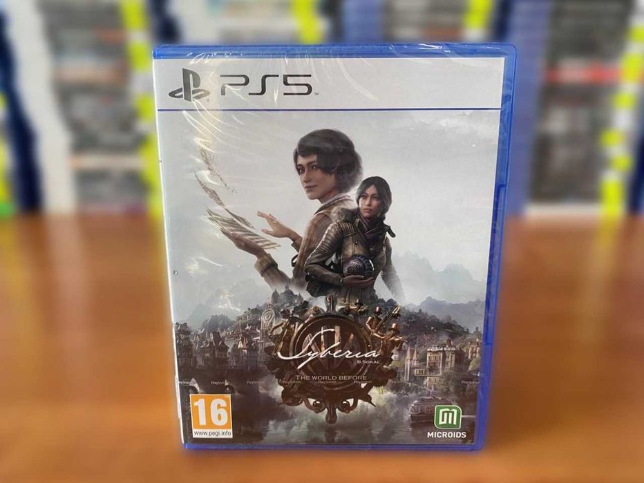 Новый диск Syberia: The World Before PS5/ Сибирь Пс5 Много Игр