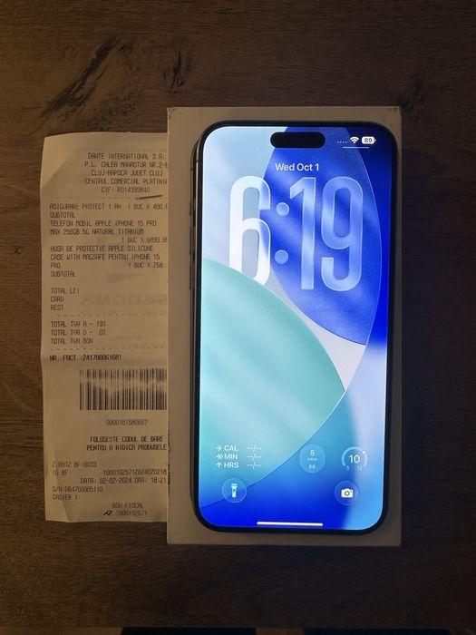 Iphone 15 pro max 256gb Garantie pana in Februarie 2026