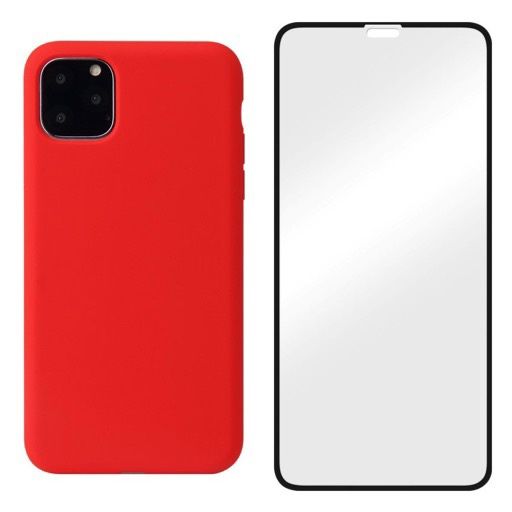 Husa Soft Case + Folie Sticla Iphone 13/14/15/16/17 PRO MAX PLUS AIR