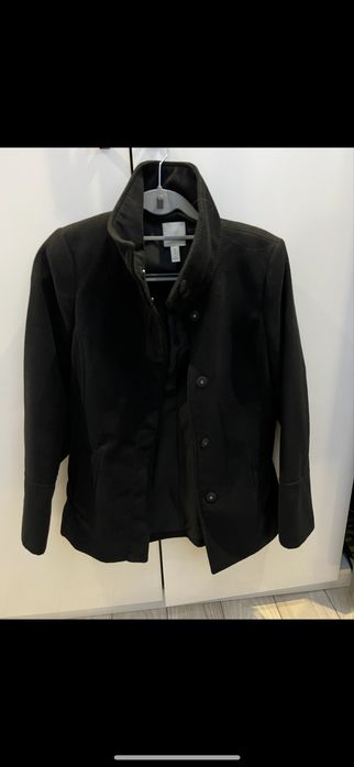 Черно палто H&M 36 размер
