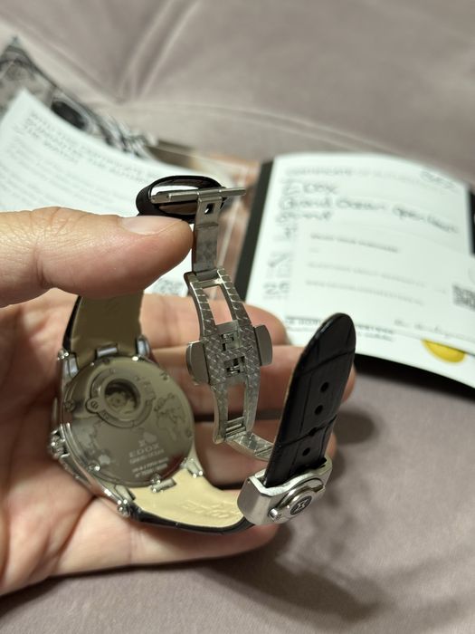 Edox Grand Ocean Open Heart Automatic 85008 cu garantie!