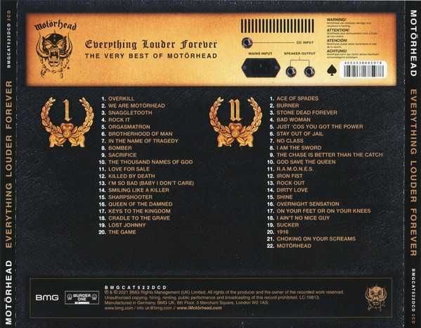 2xCD Motorhead – Everything Louder Forever 2021