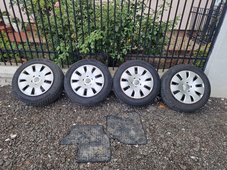 Jante Audi capace originale 205/60/16 gume iarna dot 2023