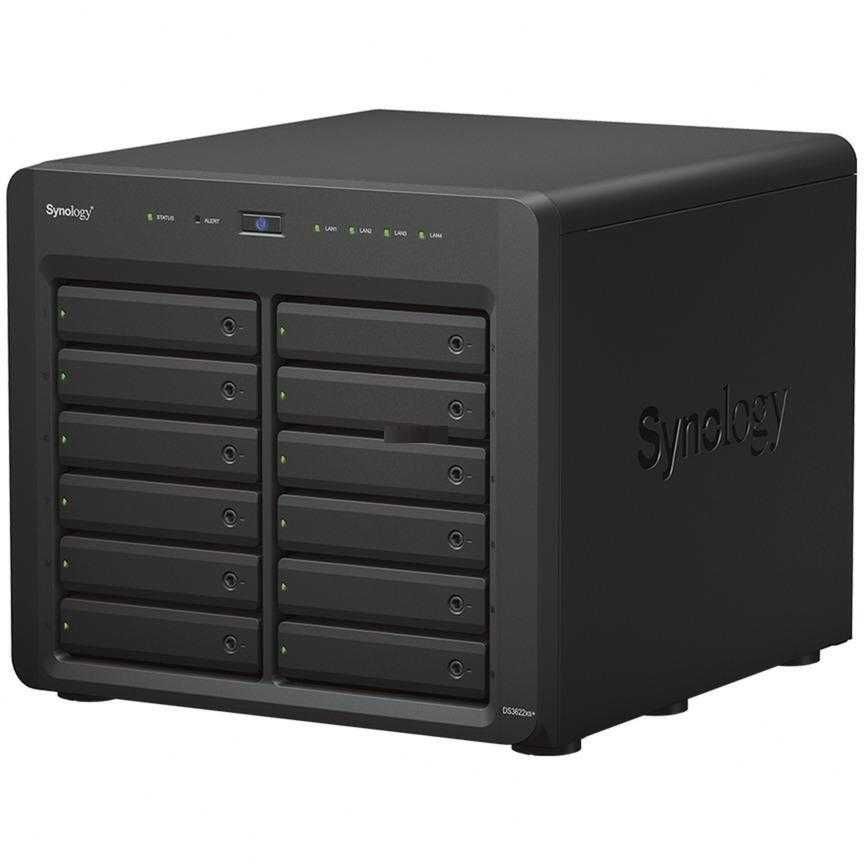 Synology DS3622xs+ 12-Bay NAS 2x 10 GbE LAN 16GB RAM - Чисто нов