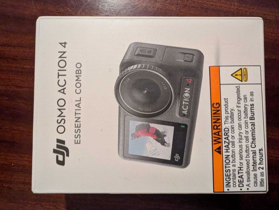 DJI Osmo Action 4 Esential Combo, Camera de actiune 4K120Fps
