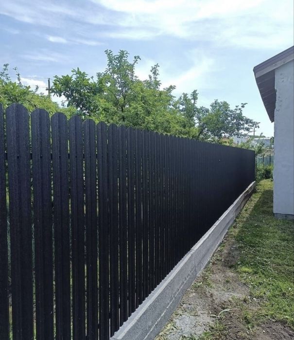 Vand garduri din sipca metali si din plasa bordurata