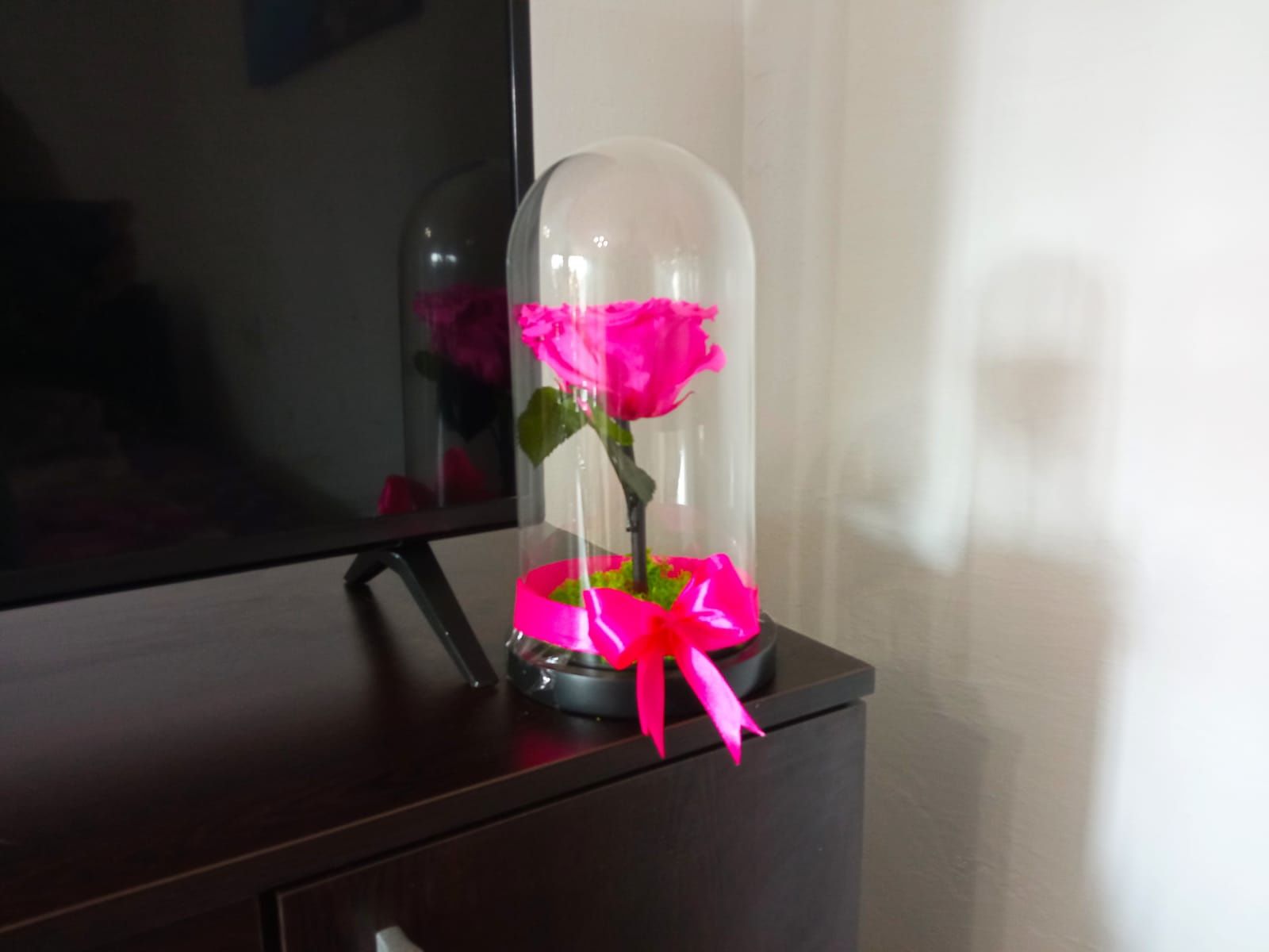 Trandafir criogenat roz XXL