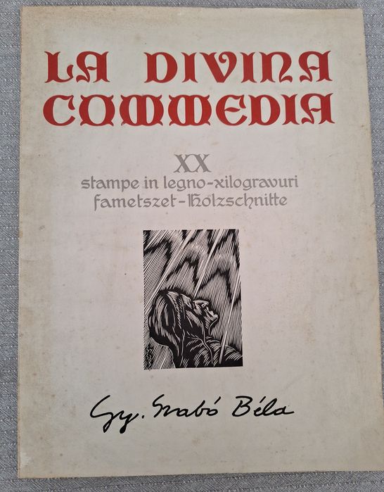 Mapă de artă ce conține 20 de gravuri în lemn realizate de Gy. Szabó