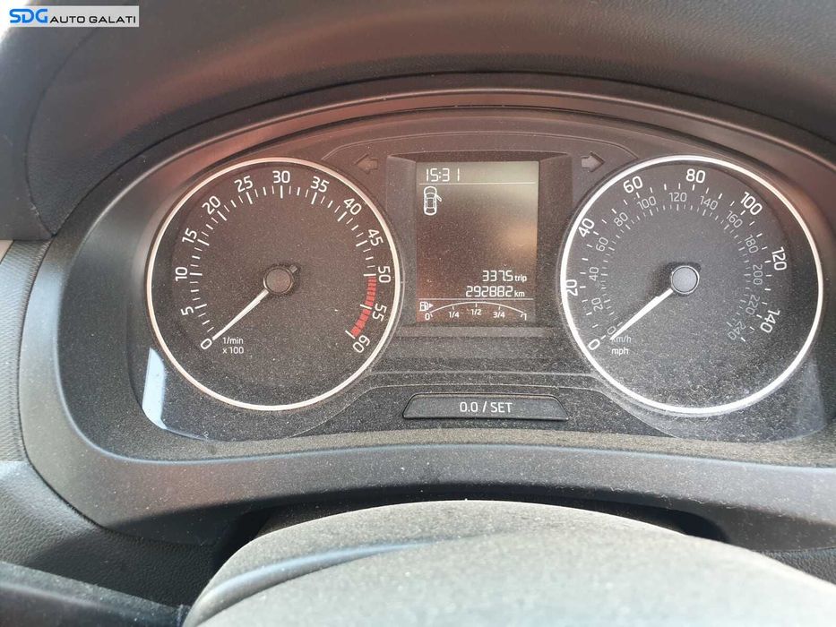 Ceas Ceasuri Cluster Instrumente Bord Skoda Rapid 1.6 TDI 2012 - 2017 [C1577]