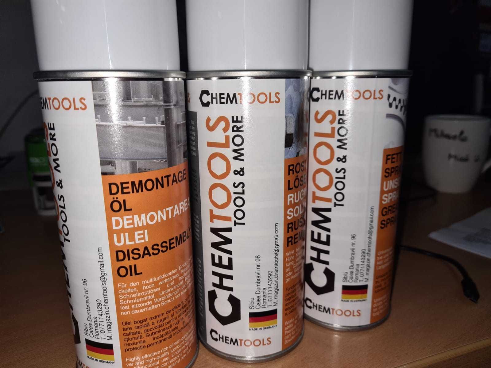 Spray degripant Germania 400ml.Deruginol Chemtools MOS2.Pret/12buc