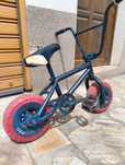 Mini BMX  черно с синьо и червено