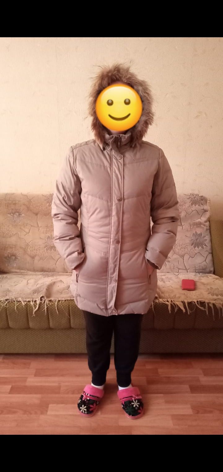 Куртка- пуховик, детская осенне-зимняя.