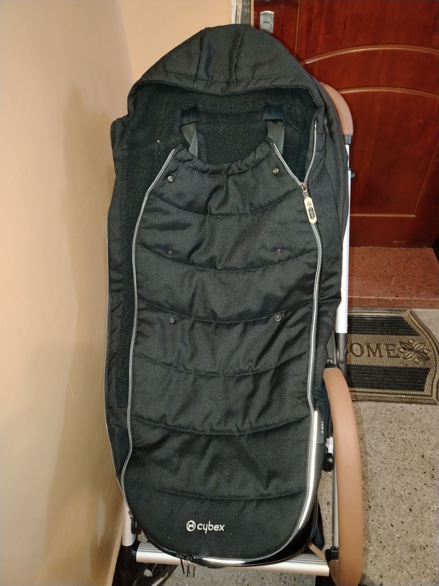 Cybex Talos S Lux 2 in 1 зимен чувал Gold стойка чаша