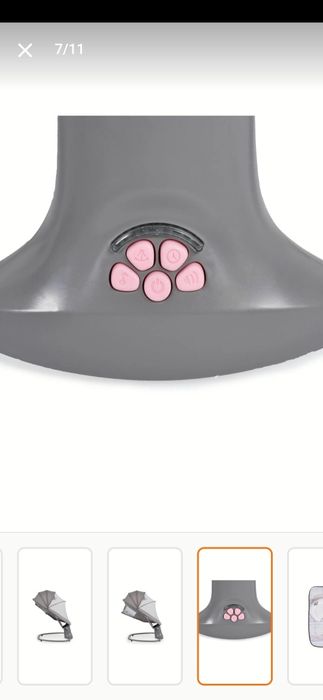 Balansoar electric 3 in 1, cu bluetooth, Mastela, roz