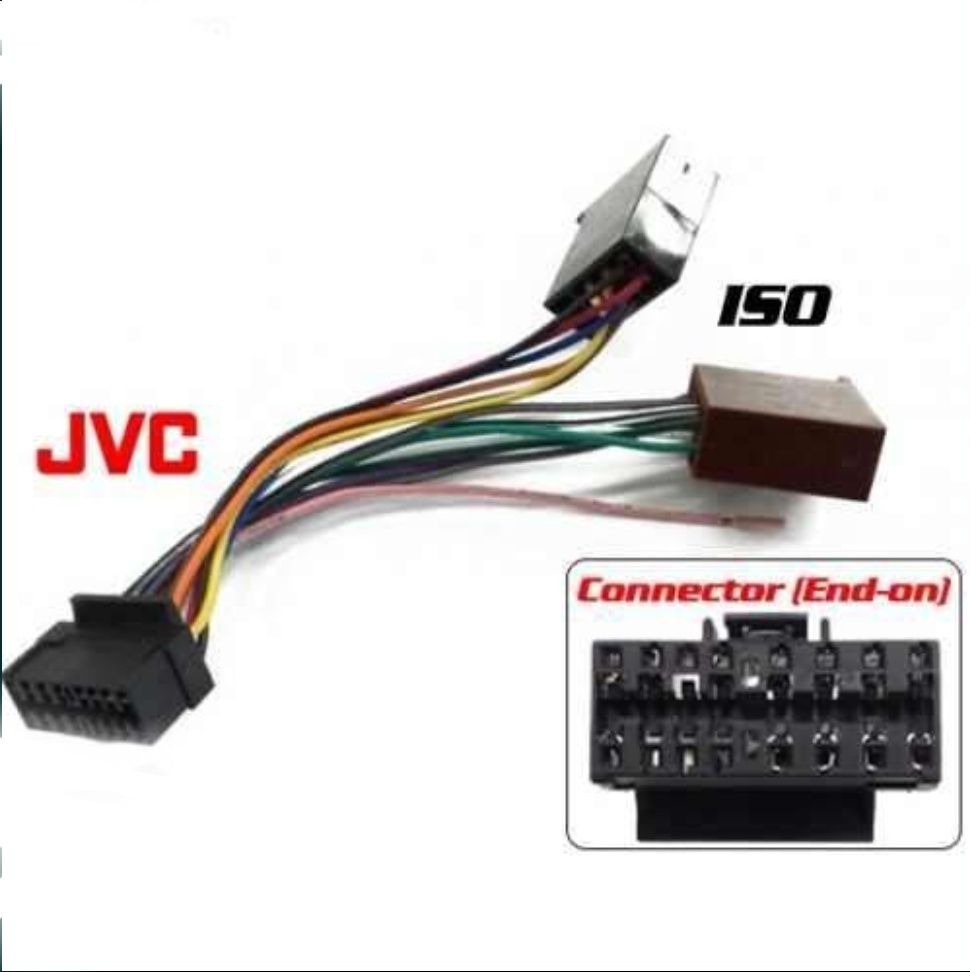 Adaptor ISO JVC 16 pini mufe radio CD auto MP3 DVD navigatie