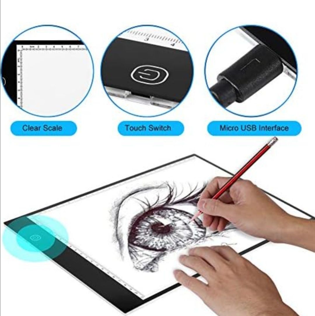 LED платформа за чертане, скици, проекти, формат A4