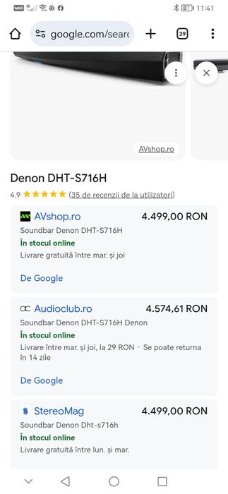 Soundbar Denon HEOS dht-s716h
